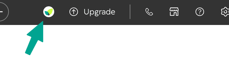 Click the greenclicks icon in the HubSpot navigation bar